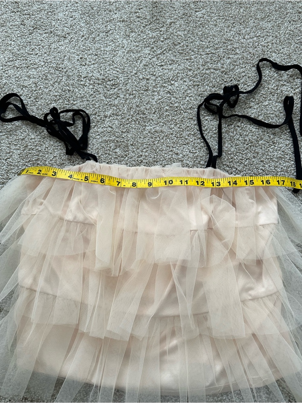 Sunday in Brooklyn Tie-Strap Tank NWT | Anthropologie | Ivory Tulle - Picture 6 of 6